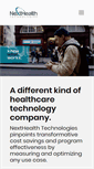 Mobile Screenshot of nexthealthtechnologies.com